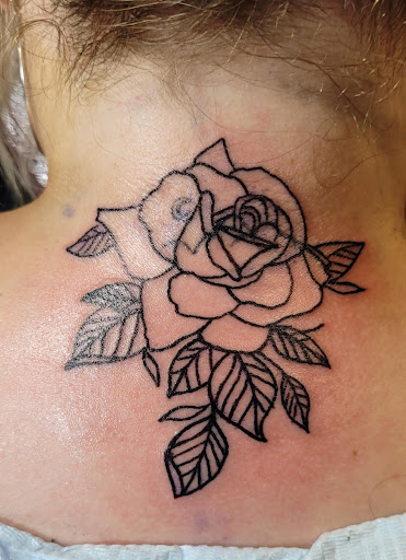 Explore night sky tattoo ideas, creative tattoo ideas in Meridian, available at SK-Tattoo1