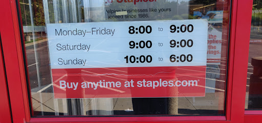 Office Supply Store «Staples», reviews and photos, 3344 Cobb Pkwy N, Acworth, GA 30101, USA
