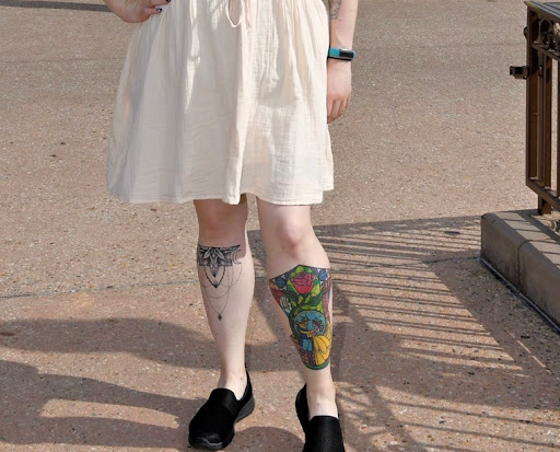 Explore ladies neck tattoo ideas, creative tattoo ideas in Rowlett, available at Fresh Image Tattoo Studios