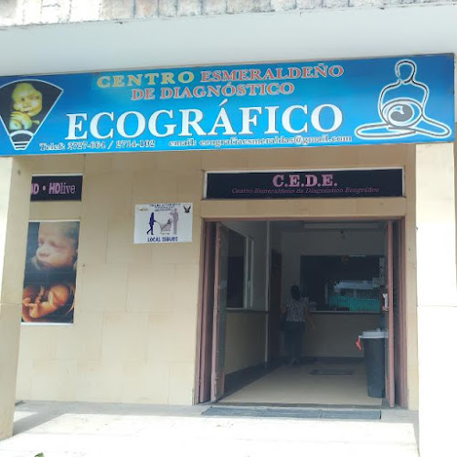 Opiniones de Centro Esmeraldeño de Diagnóstico Ecográfico. CEDE en Esmeraldas - Médico