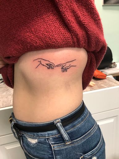 Explore initials tattoo ideas, creative tattoo ideas in Meridian, available at Creative Pain Tattoo Studio