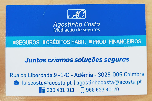 Avaliações doAgostinho Costa-Mediação De Seguros Lda em Coimbra - Agência de seguros