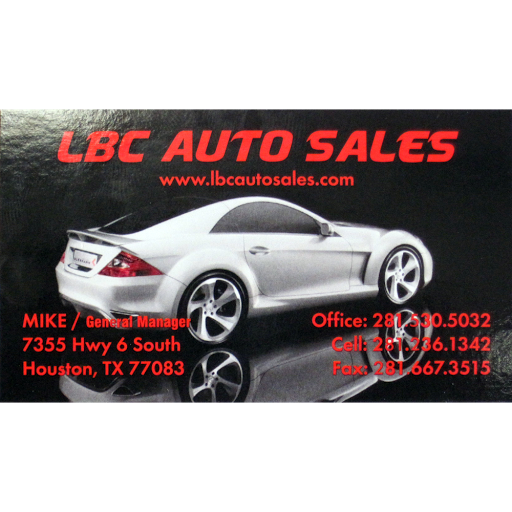 Used Car Dealer «LBC Auto Sales, Inc.», reviews and photos, 7355 S Texas 6, Houston, TX 77083, USA