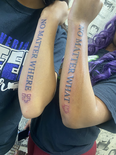 Explore volleyball tattoo ideas, creative tattoo ideas in Memphis, available at Inkatsuki Tattoos Art Studio