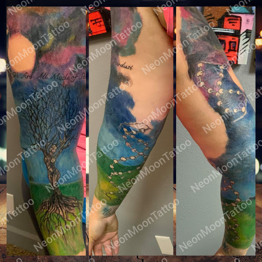 Explore semi truck tattoo ideas, creative tattoo ideas in Pittsburg, available at NeonMoon Tattoo