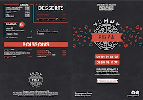 Menu / carte de Yummy Pizza à Draguignan