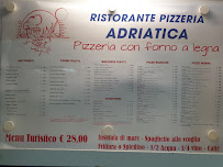 Ristorante Pizzeria Adriatica à Cupra Marittima menu