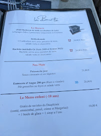 Menu du La Baratte à Leschaux