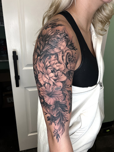Explore alcoholic tattoo ideas, creative tattoo ideas in Fairmont, available at Heretic Ink