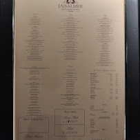 Jaisalmer Lounge à Montesson menu