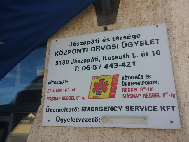 Értékelések erről a helyről: Központi orvosi ügyelet, Jászapáti - Orvos