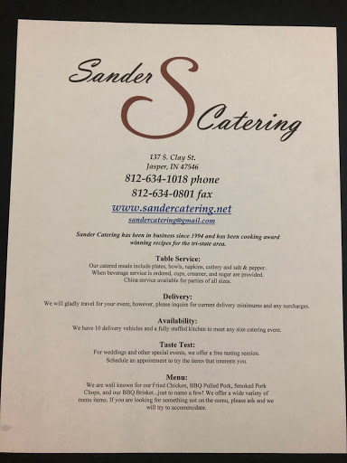 Caterer «Sander Catering», reviews and photos, 5322 IN-164, Jasper, IN 47546, USA