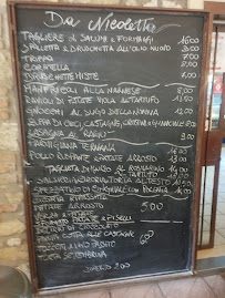 Da Nicoletta à Narni menu