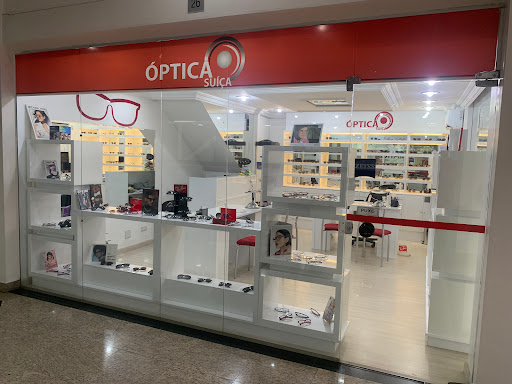 Logo da empresa - Óptica Suíça
