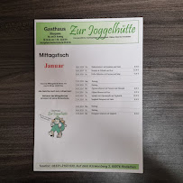 Zur Joggelhütte à Rodalben menu