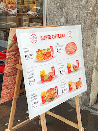 Menu du CKN & CKN à Milan