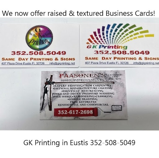Print Shop «GK Printing -Tavares FL», reviews and photos, 336 W Burleigh Blvd, Tavares, FL 32778, USA