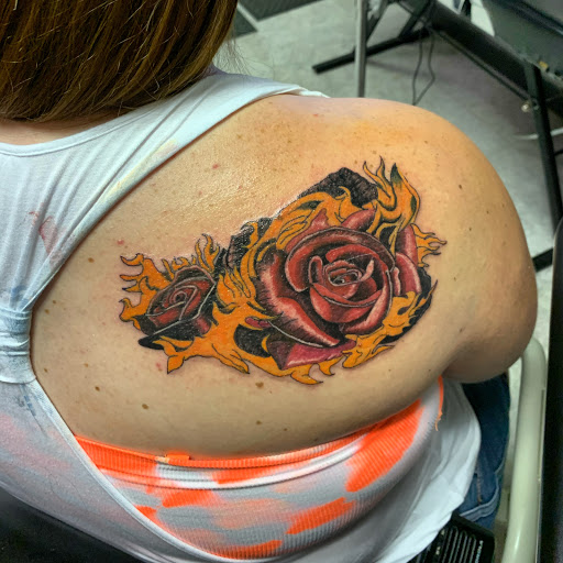Explore protection tattoo ideas, creative tattoo ideas in Hudson Falls, available at ALTERED ADDICTION TATTOOS