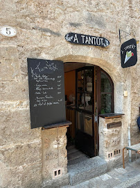 Menu / carte de À Tantôt à Saint-Guilhem-le-Désert