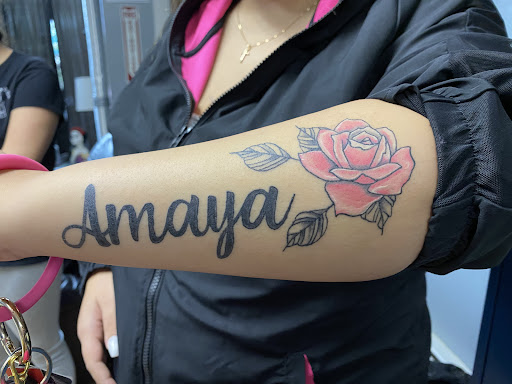 Find small finger tattoo ideas for your next unique tattoo in Orange at Smokin Irons Tattoo