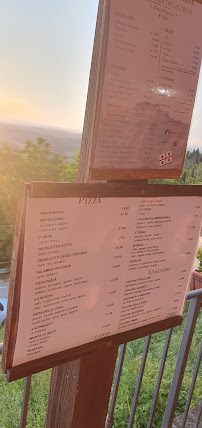 Restaurant La Terrazza Osteria Pizzeria Siena à Asciano - menu / carte