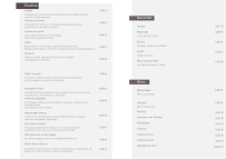 Menu du Ristorante Shams Beirut cucina Libanese à Milan