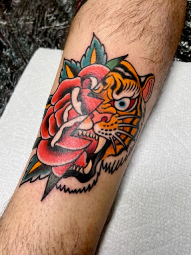 Explore katana tattoo ideas, creative tattoo ideas in Harrisonburg, available at Alley Cat Tattoo