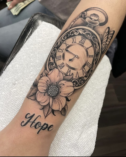 Explore hunting and fishing tattoo ideas, creative tattoo ideas in Woodhaven, available at 94 Ink Tattoos