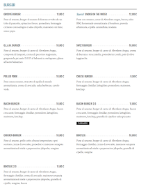 Groove Burger à Genoa carte