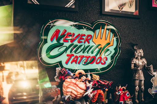 Find chest tattoo ideas for women for your next unique tattoo in Palm Bay at Never Enough Tattoos