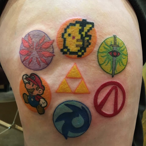 Explore women half sleeve tattoo ideas, creative tattoo ideas in Sioux Falls, available at Permanent Addictions