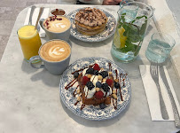 Café du Restaurant servant le petit-déjeuner La petite Bleue BRUNCH & COFFEE à Paris - n°8