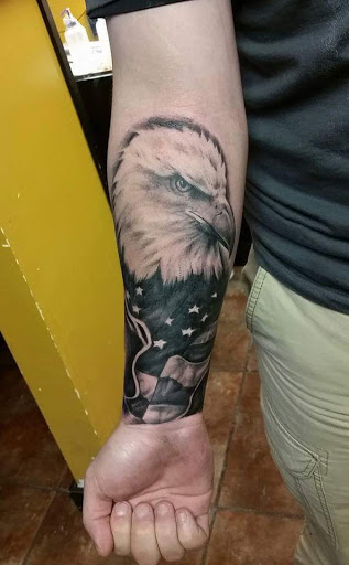 Explore raven tattoo ideas, creative tattoo ideas in San Antonio, available at Firme Copias Tattoo Studio