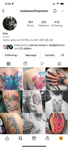 Explore tombstone tattoo ideas, creative tattoo ideas in North Port, available at 20 Fifth Ink