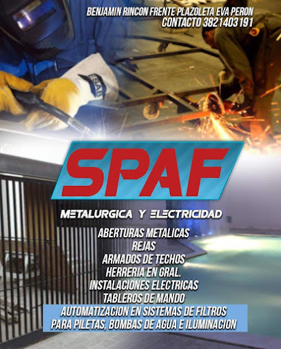 Metalúrgica & Instalación Eléctricas Domiciliaria e Industriales SPAF. Chepes