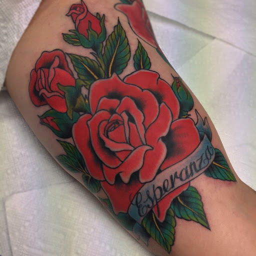 Tattoo Shop «San Antonio Rose Tattoo», reviews and photos, 320 Kitty Hawk Rd, Universal City, TX 78148, USA