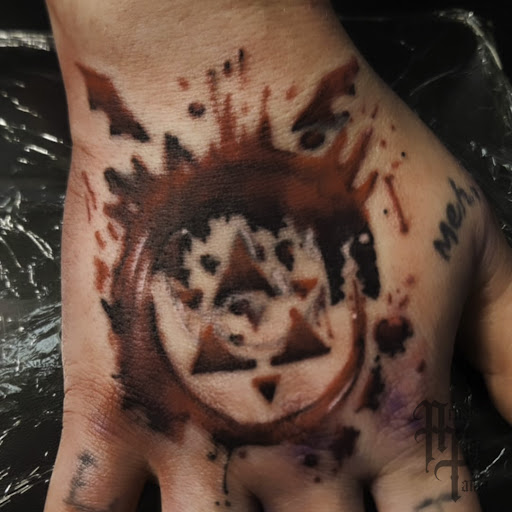 Explore dog outline tattoo ideas, creative tattoo ideas in Clearfield, available at Artist Made Tattoo & Piercings