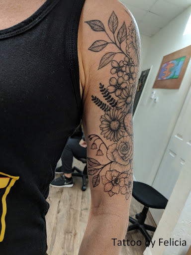 Explore butt cheek tattoo ideas, creative tattoo ideas in Fort Myers, available at Tiger Lotus Tattoo and Piercing