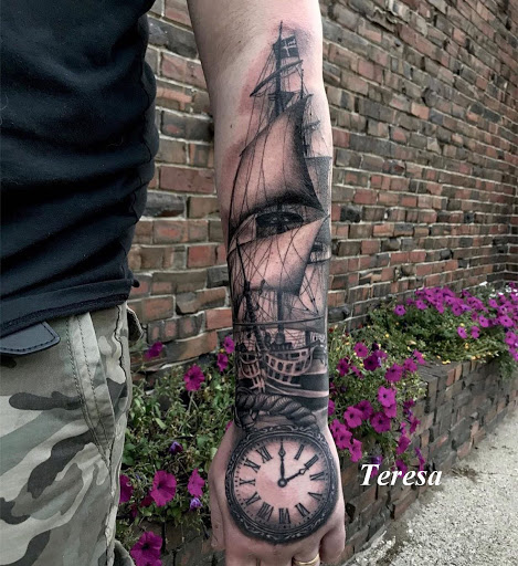 Explore patch tattoo ideas, creative tattoo ideas in Sanford, available at Venom Ink Tattoo