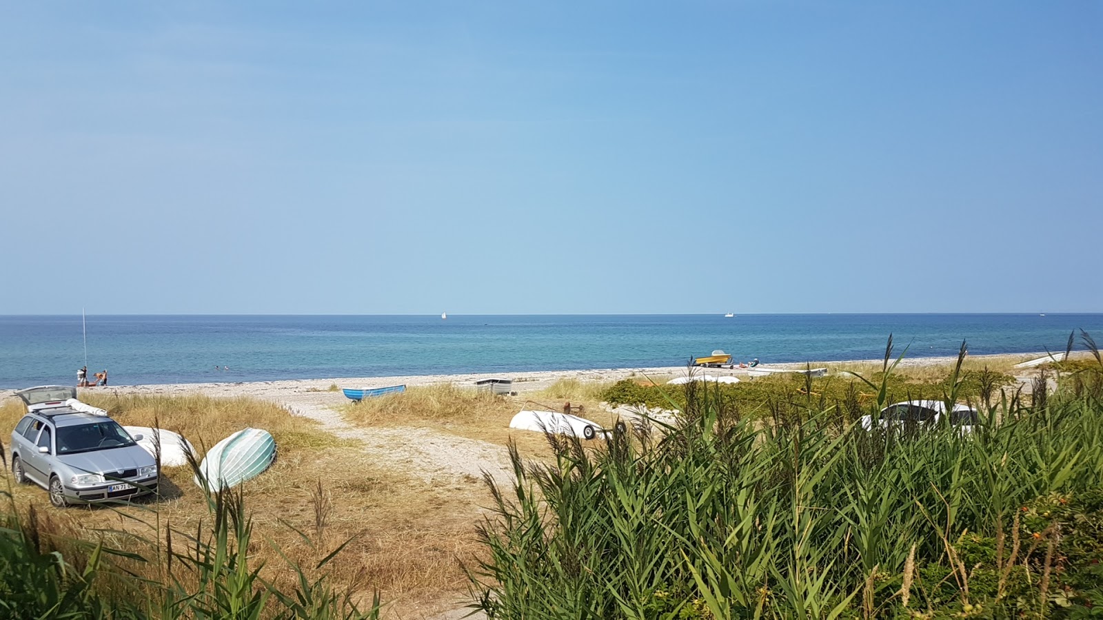 Foto von Gjerrild Nord Beach mit lange, gerade küste