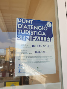 Oficina de Turisme de Benifallet Avinguda Lluís Companys, 6, 43512 Benifallet, Tarragona, España