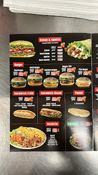 Menu / carte de Mr Kebab à Armentières