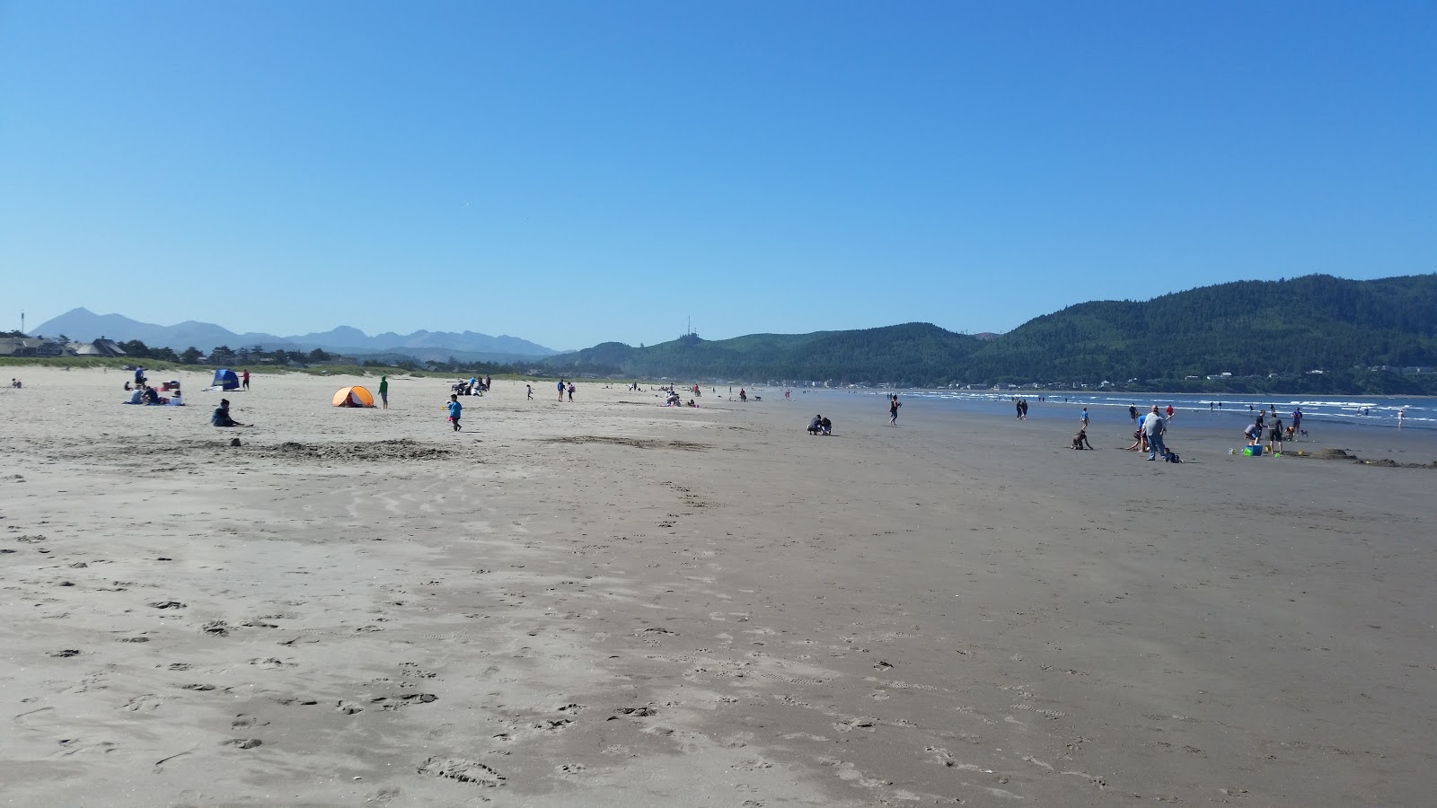 Photo de Seaside Beach Oregon zone des équipements