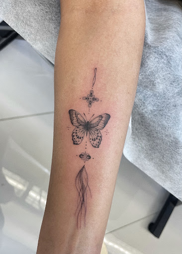 Explore puzzle tattoo ideas, creative tattoo ideas in Orange, available at Baron Art Tattoo