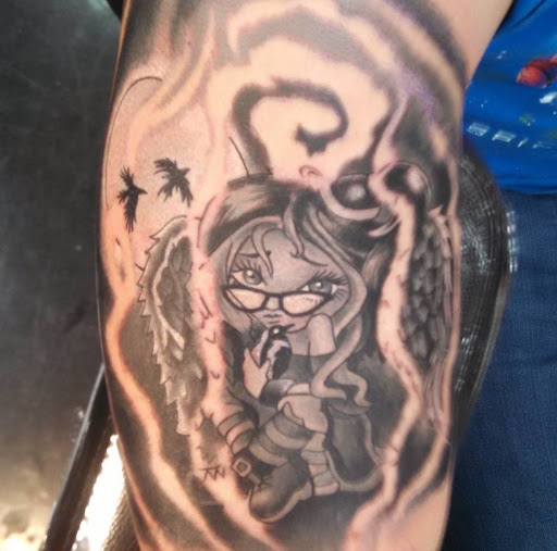 Explore tattoo on thigh ideas, creative tattoo ideas in Feasterville Trevose, available at Tattoo Galaxy (Feasterville) Piercing & Custom tattoos