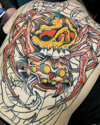 Explore cover up tattoo ideas, creative tattoo ideas in Spartanburg, available at The Gallery Tattoo Shop Spartanburg