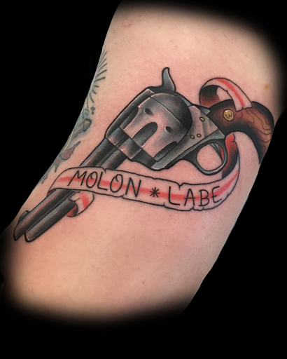 Explore greek words tattoo ideas, creative tattoo ideas in Buford, available at Norsk Studios Tattoos & Piercings