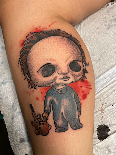 Explore tattoo ideas for a name, creative tattoo ideas in Edgewood, available at Wild Coyote Tattoo