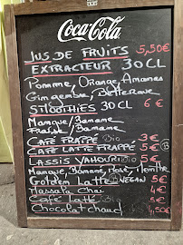 Menu / carte de Singh à Paris