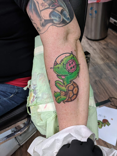 Explore sweeney todd tattoo ideas, creative tattoo ideas in Gastonia, available at Chaos Tattoos